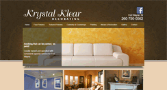 Desktop Screenshot of krystal-klear-decorating.com